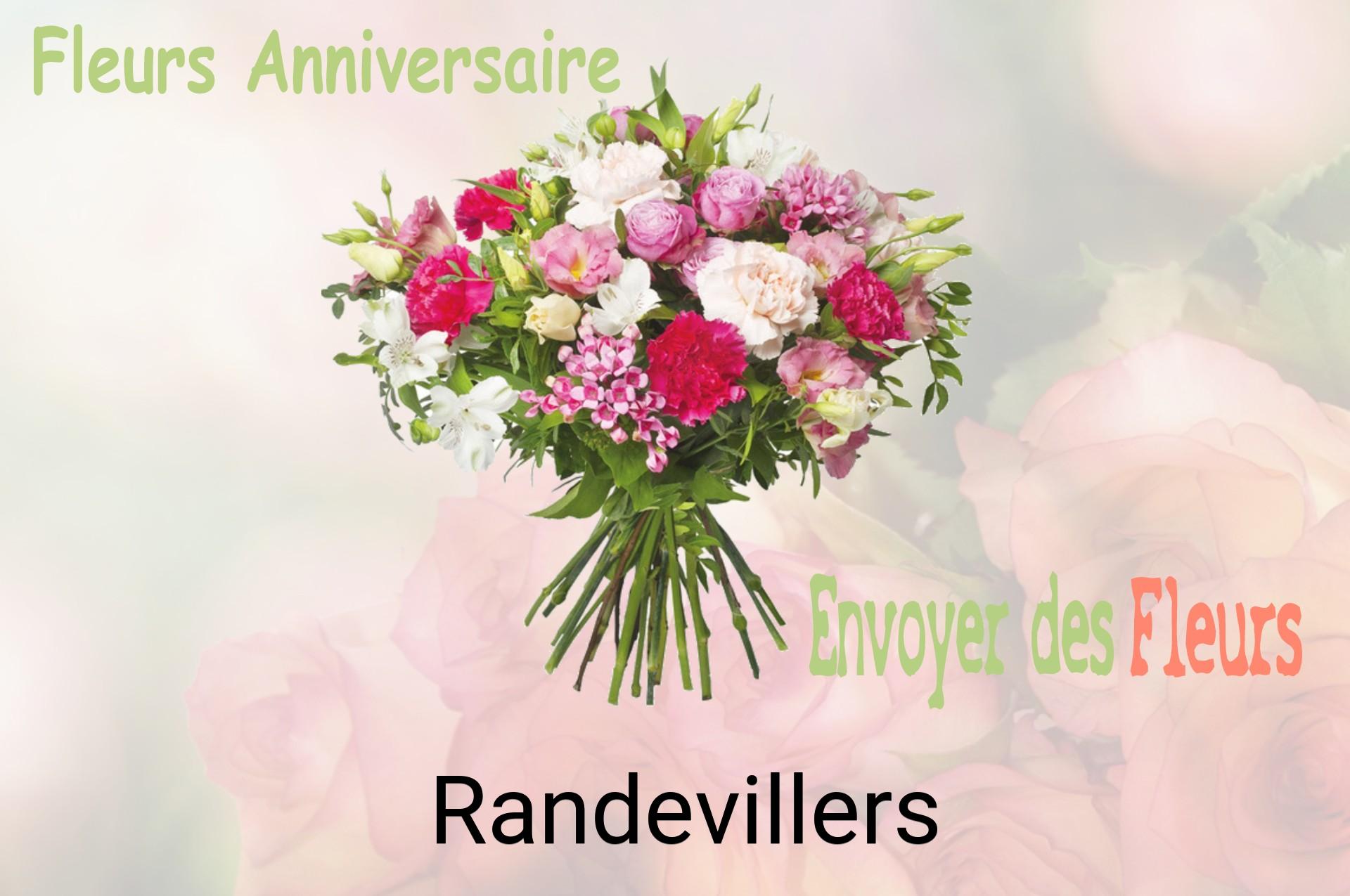 Bouquet de fleurs d’anniversaire livré à Randevillers