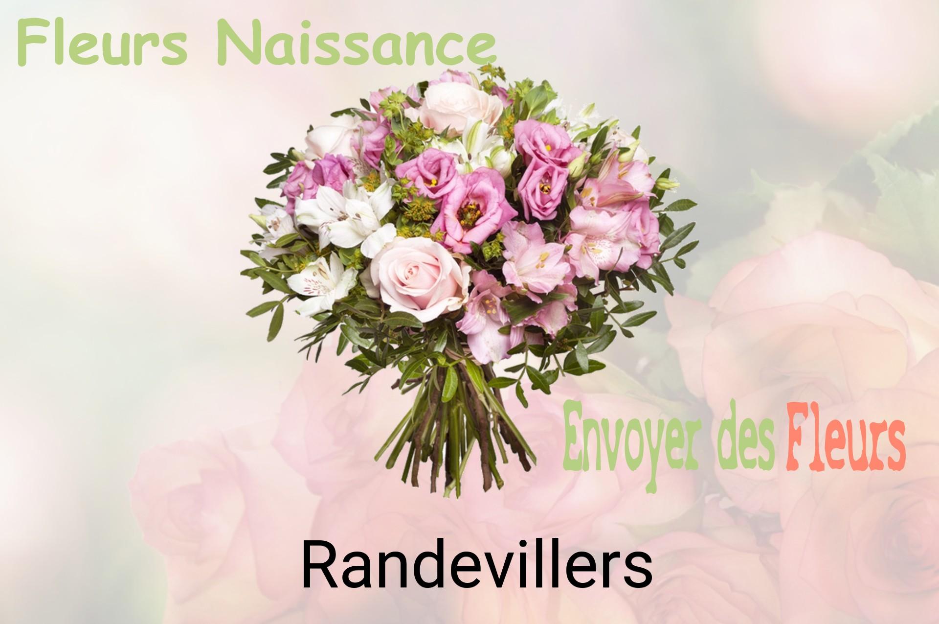 Bouquet de fleurs de naissance livré à Randevillers